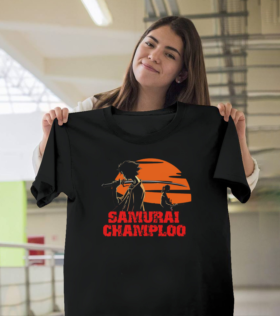 Samurai Champloo Sunset Silhouette Duo T-Shirt