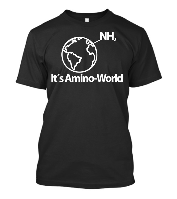 It's Amino-World NH2 Earth Map T-Shirt