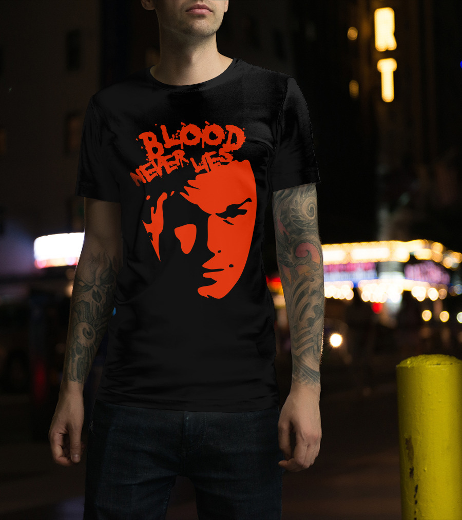 Blood Never Lies Red Face T-Shirt