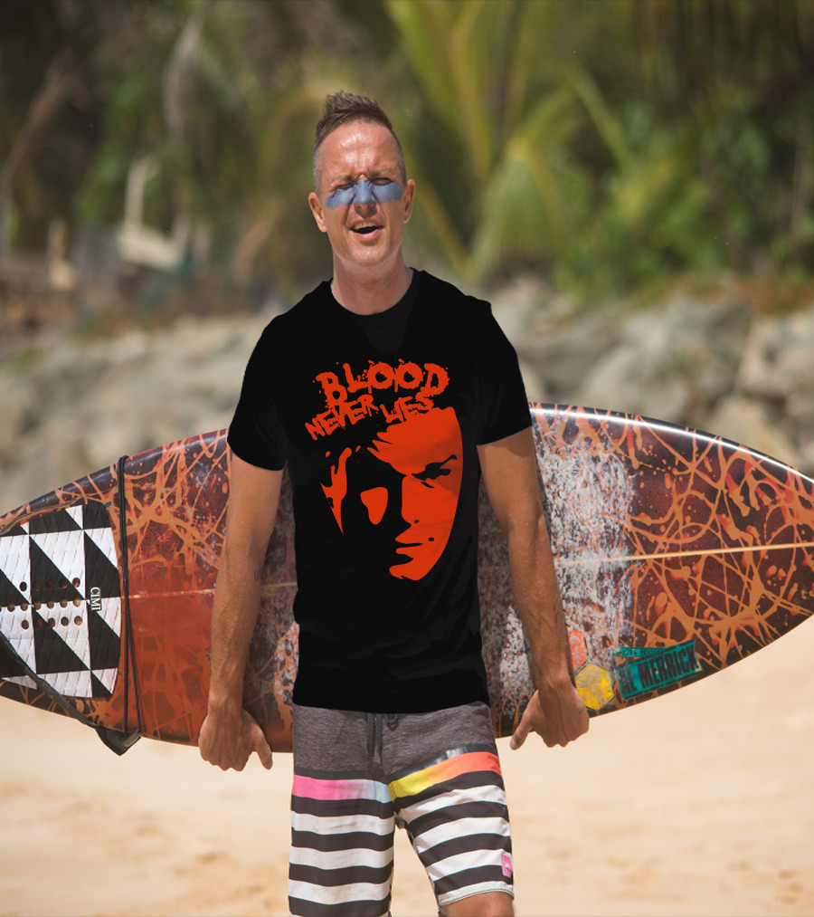 Blood Never Lies Red Face T-Shirt
