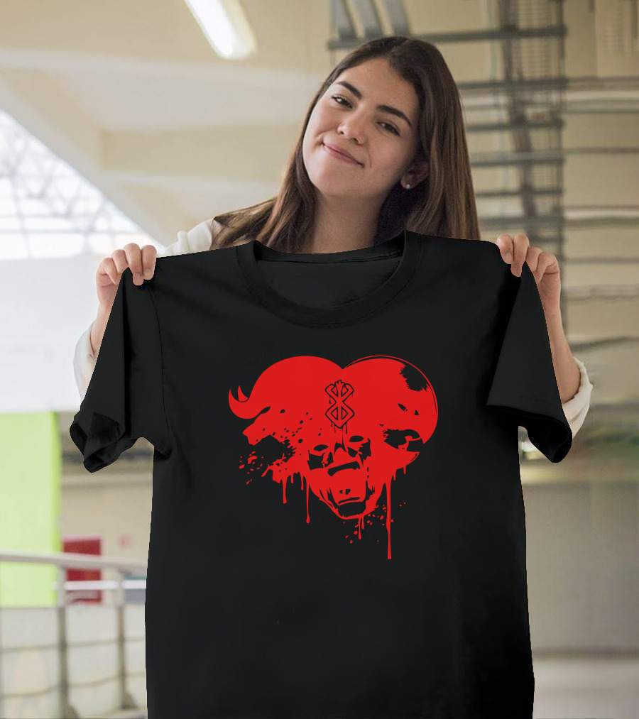Heart Of Darkness Skull Dripping Red T-Shirt