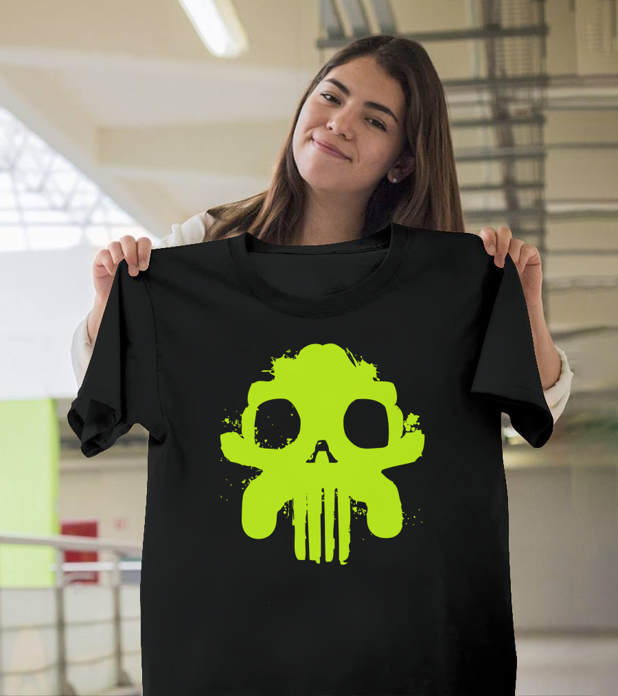 Jake The Punisher Neon Skull T-Shirt