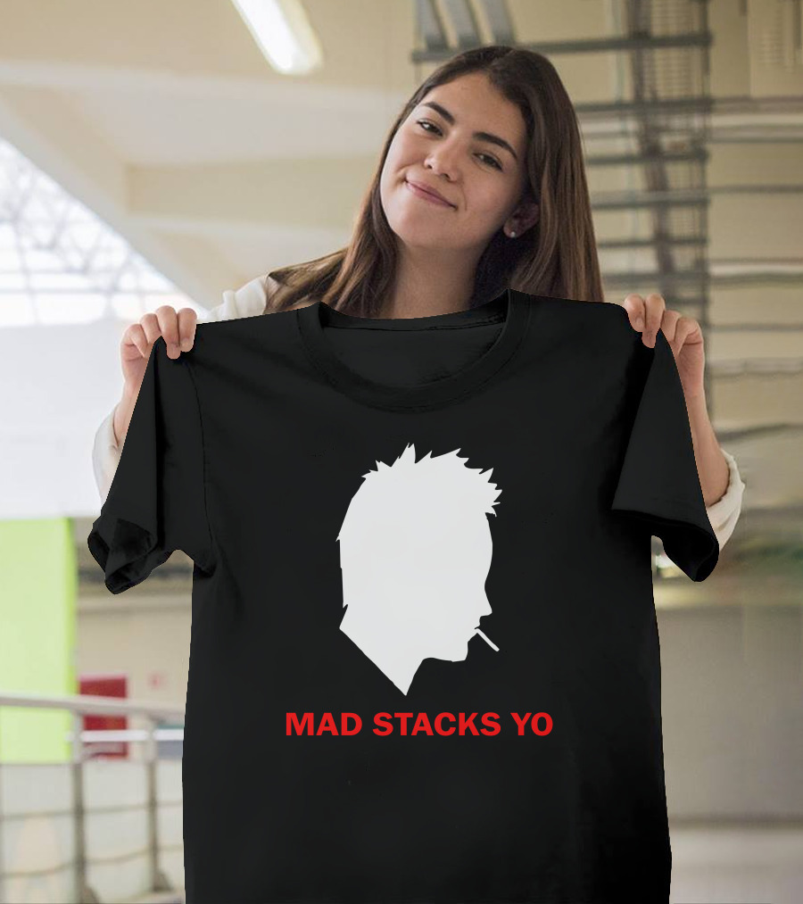 MAD STACKS YO Silhouette Smoking T-Shirt