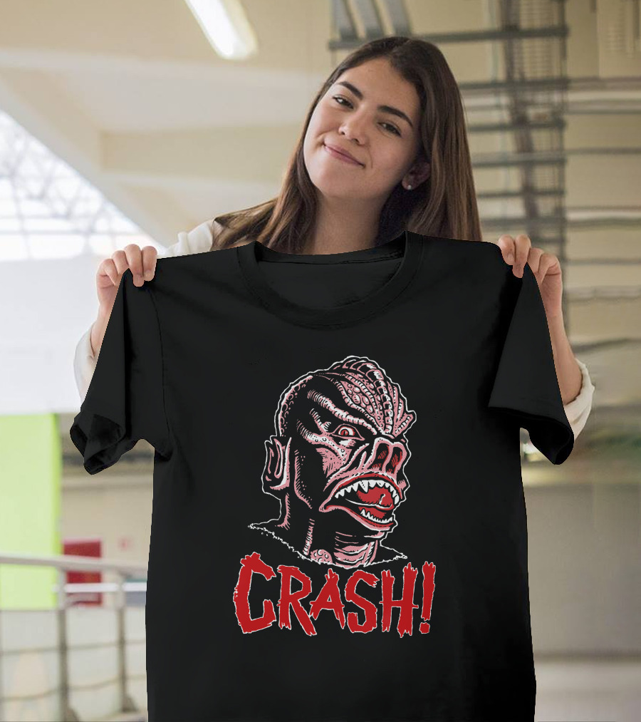 Crash Monster Creature Horror Face T-Shirt