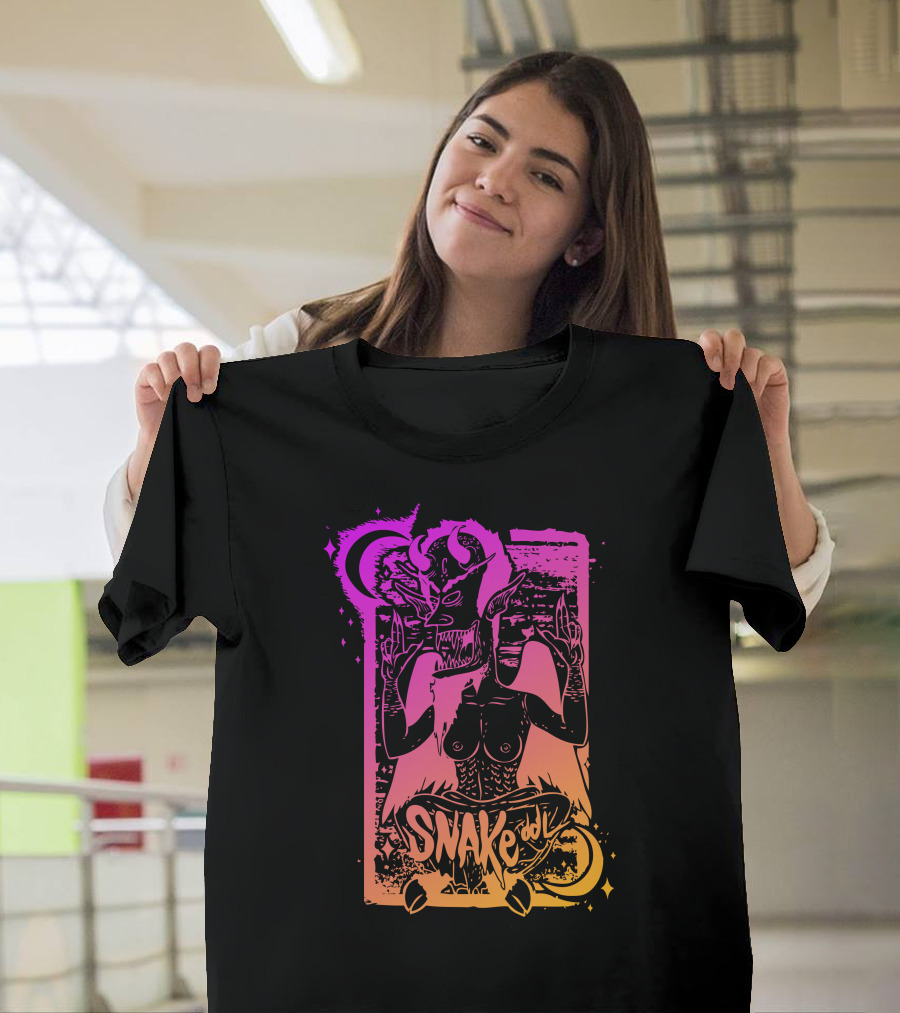 The Great Cornholio Devil Serpent Snake Oddity Moon Stars T-Shirt