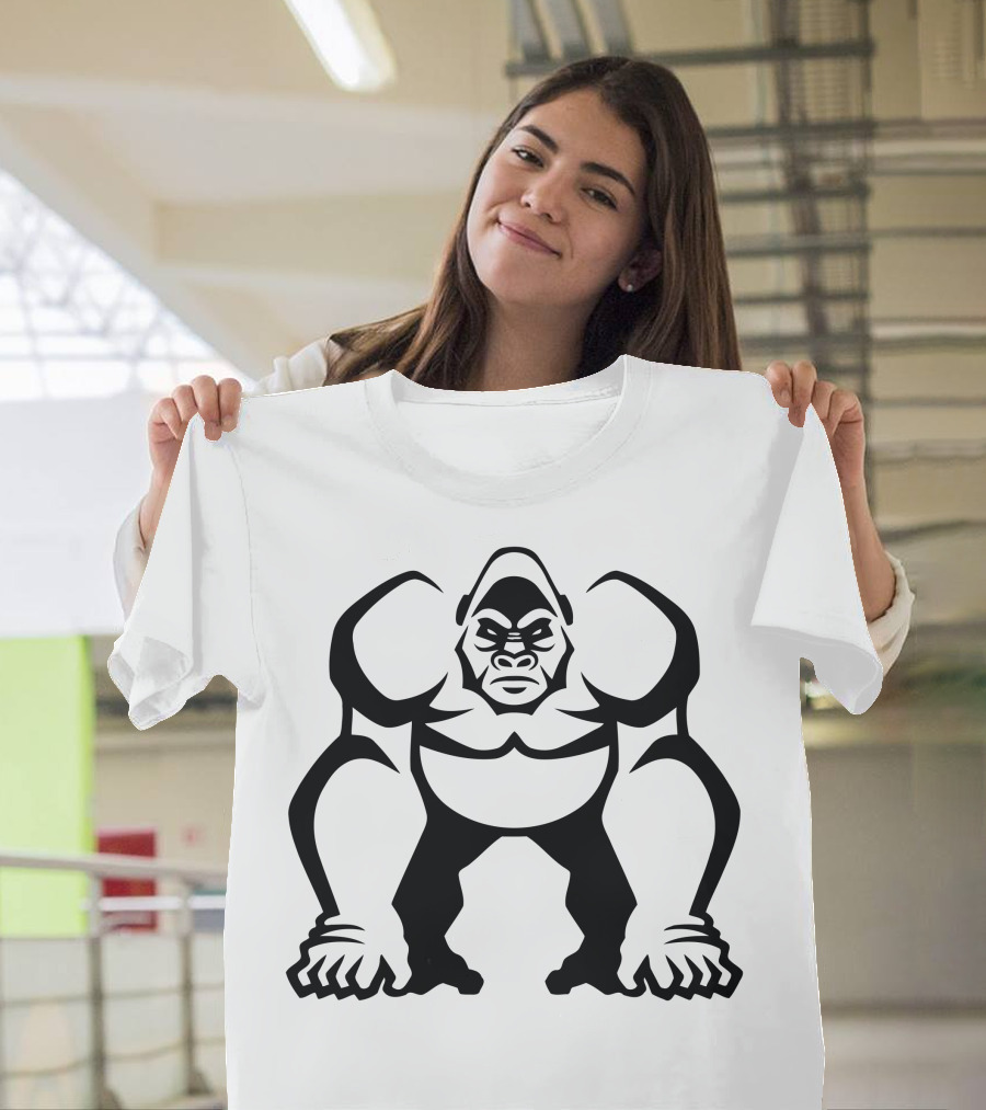 Big Tough Gorilla Musculine Power T-Shirt