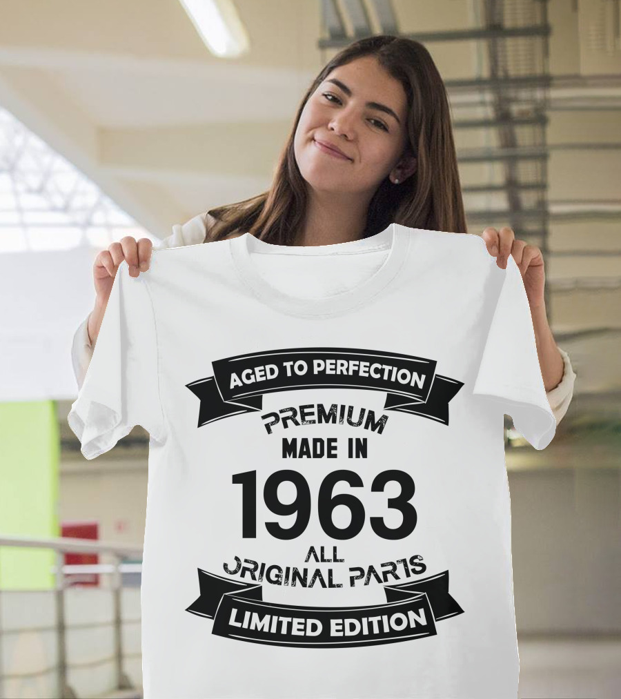 Aged to Perfection Premium Made in 1963 All Original Parts T-Shirt