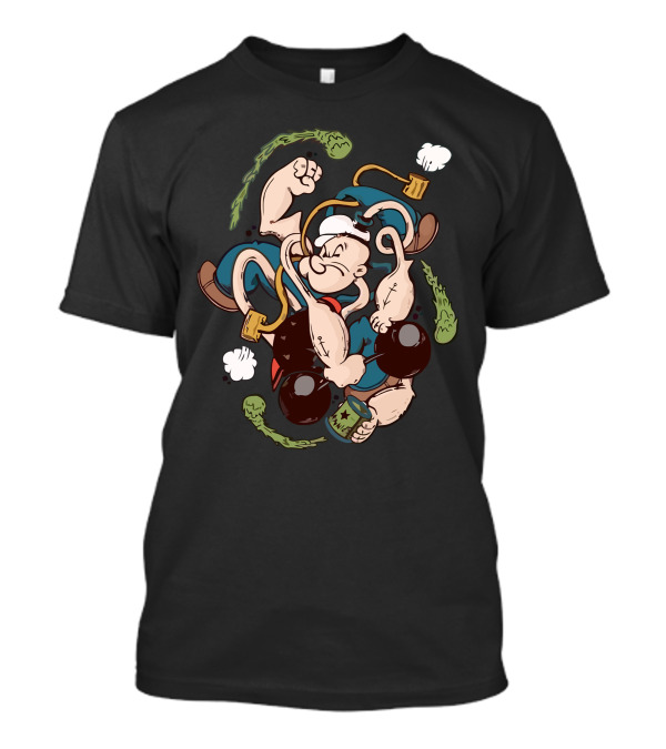 Spinach Got Me Like Popeye Power Boost T-Shirt