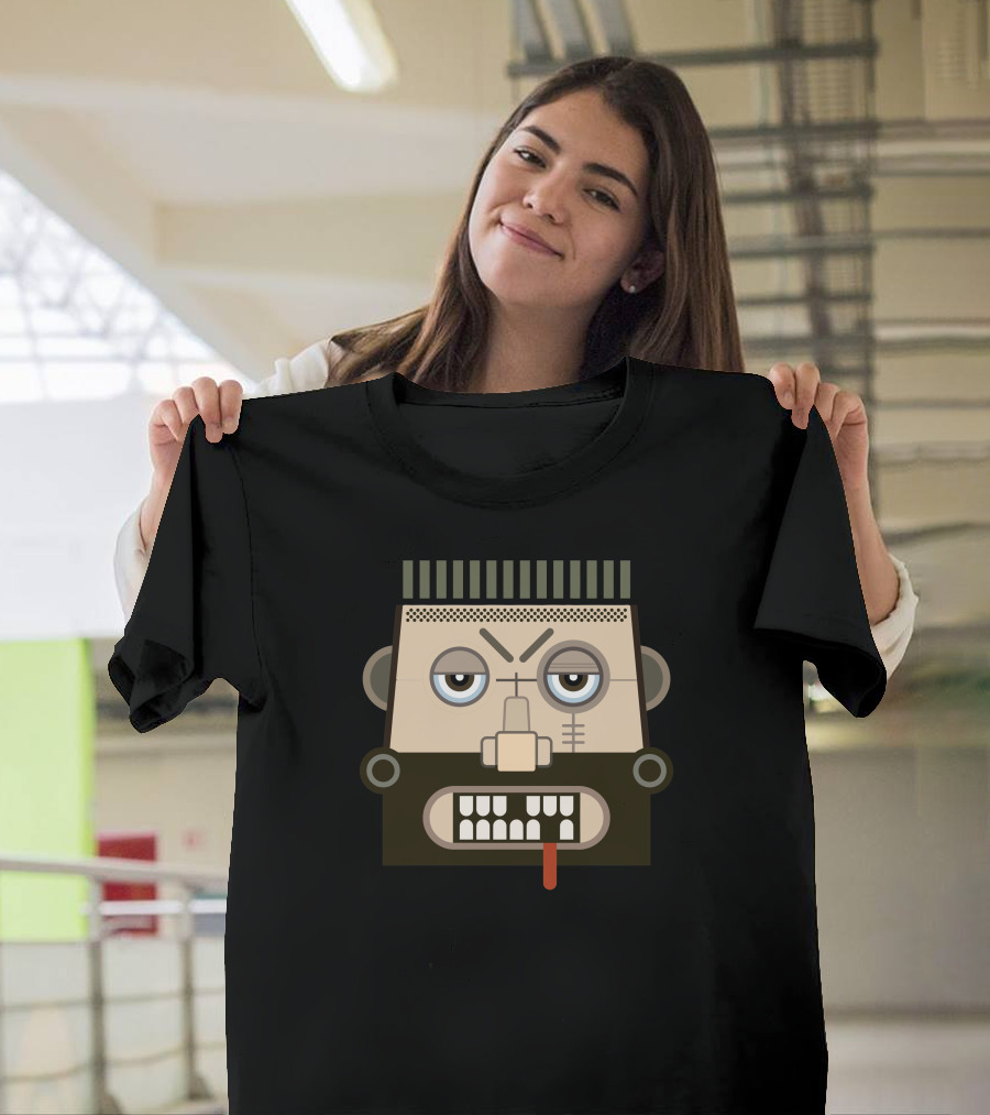 Starkad Tribal Face Icon Bold Expression T-Shirt