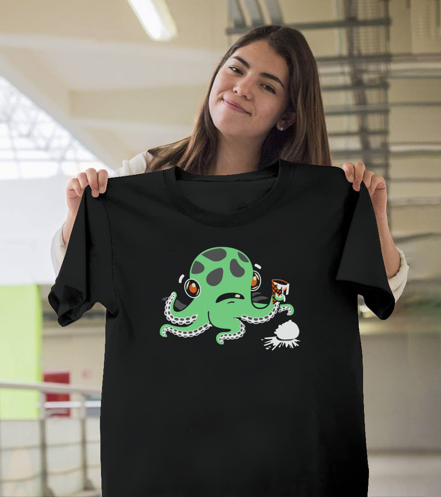 Sweetoof Octopus with Ice Cream and Chocolate Sauce Mishap T-Shirt