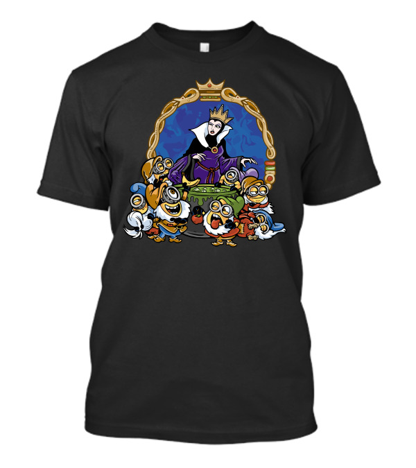 The Minions Meet Snow White Evil Queen T-Shirt