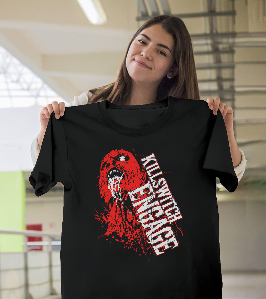 Killswitch Engage Red Splatter Horror T-Shirt