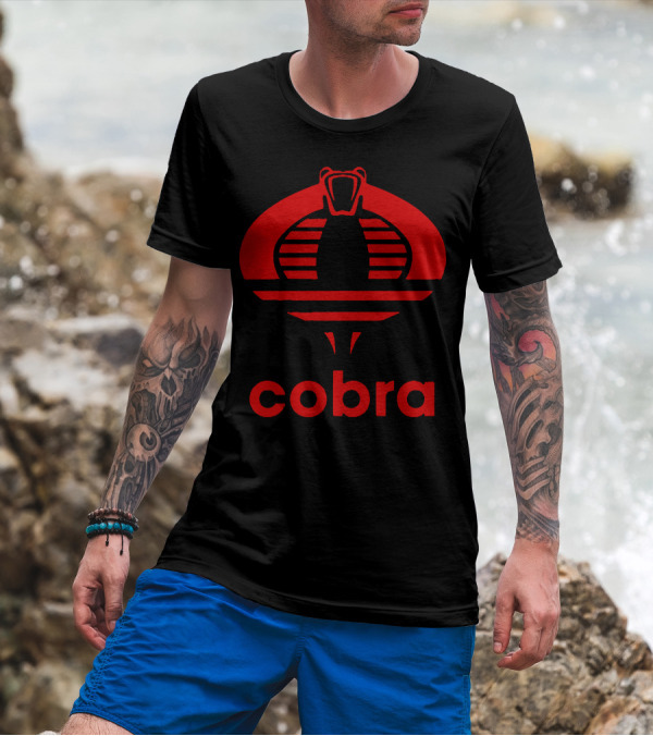 Cobra Red Logo Design Version T-Shirt