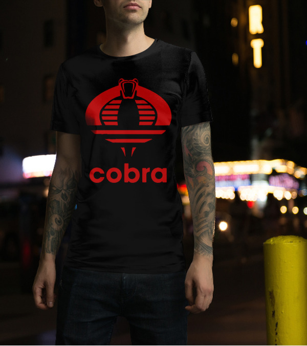 Cobra Red Logo Design Version T-Shirt