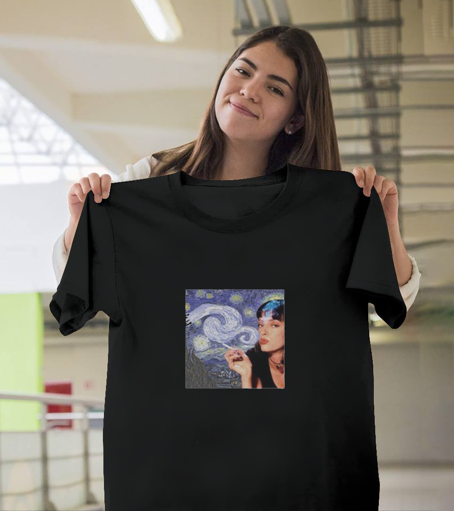 Pulp Fiction Starry Night Fanart T-Shirt