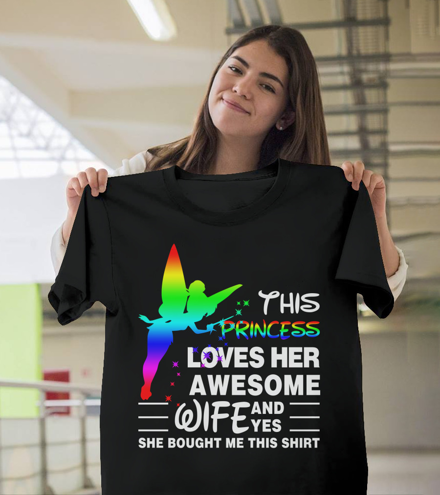 This Princess Loves Her Awesome Wife T-Shirt