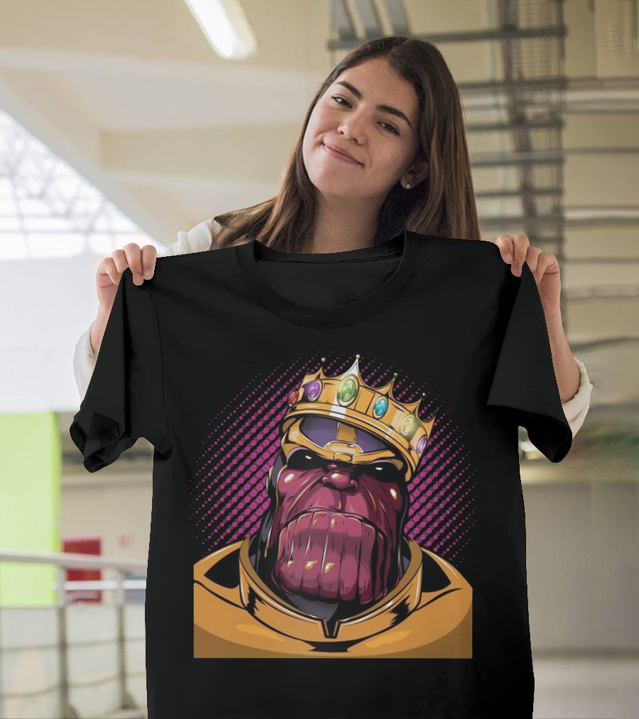Titan Hot Gemstone Crowned Ruler T-Shirt