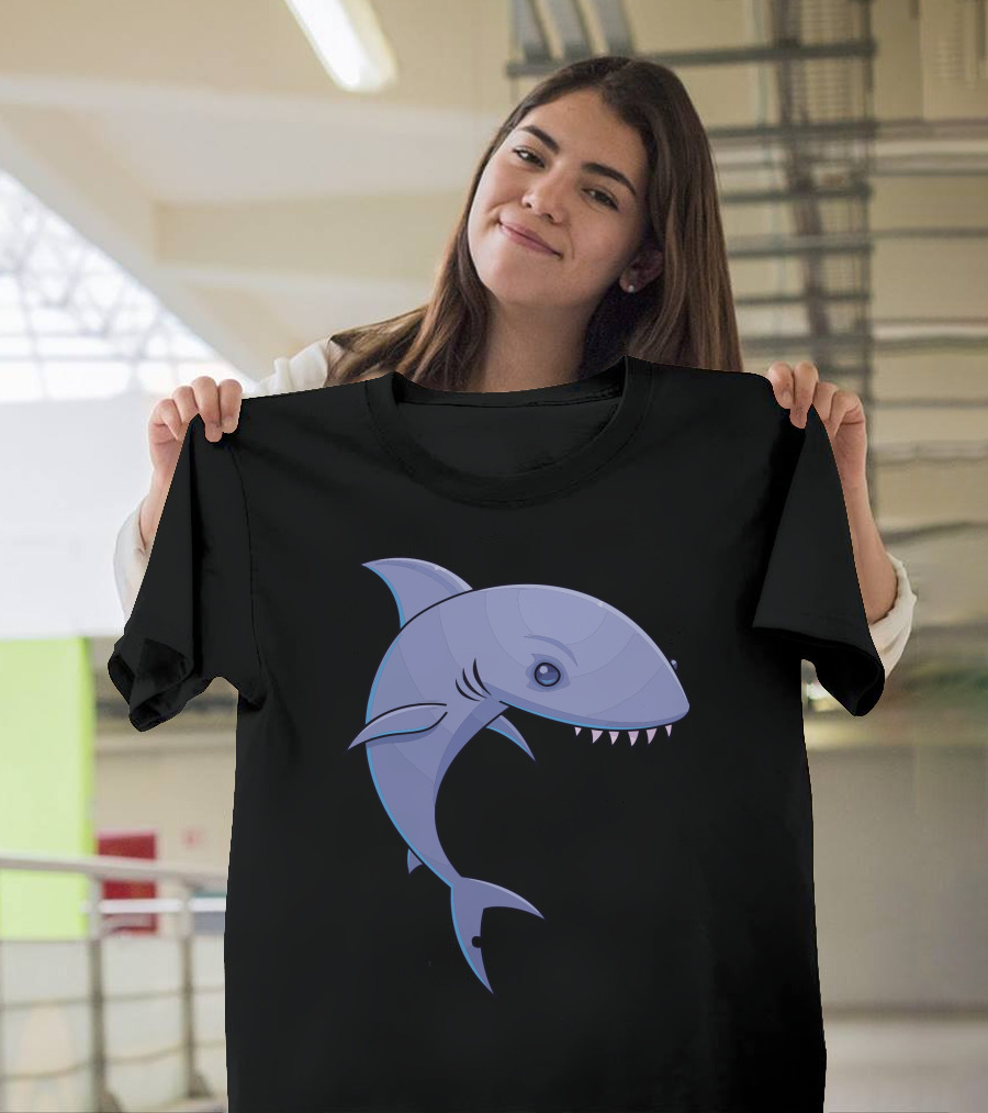 Sharky Cartoon Shark T-Shirt