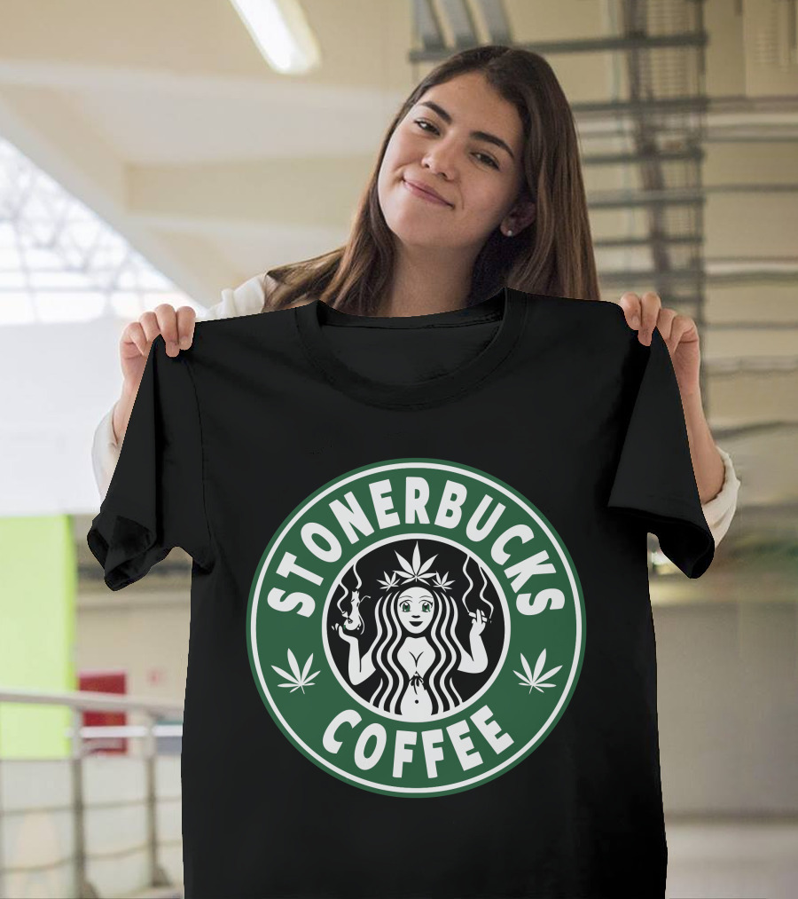 Stonerbucks Coffee Cannabis T-Shirt