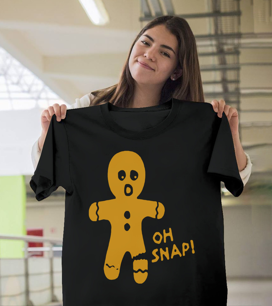 Biscuit Oh Snap Gingerbread Cookie with Broken Leg T-Shirt