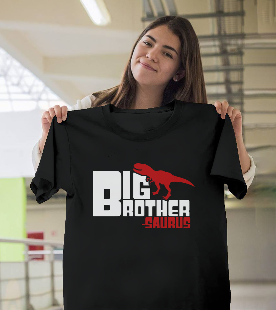 Big Brother Saurus Dinosaur Sibling T-Shirt