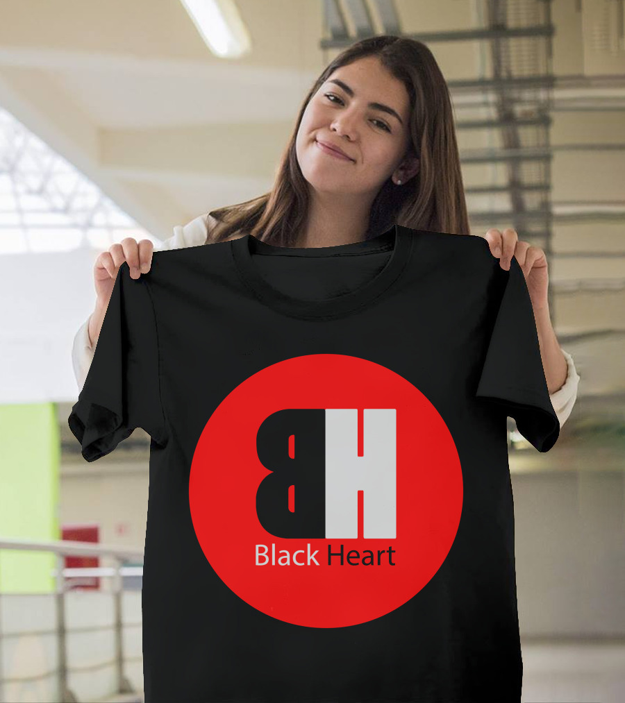 Blackheart BH Black Heart Red Circle T-Shirt