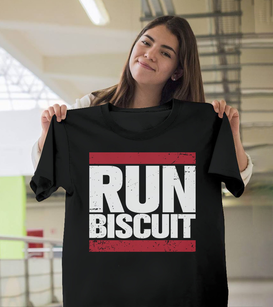 Run Biscuit Bold Distressed T-Shirt