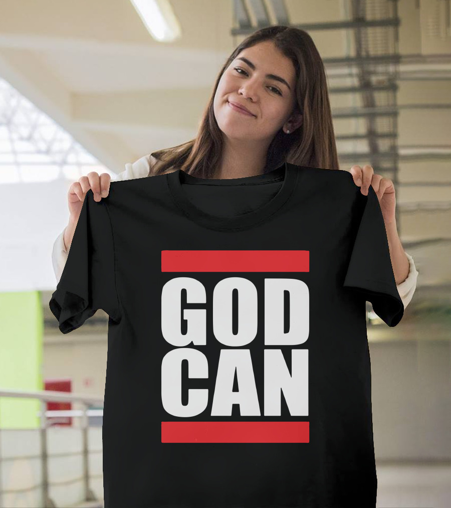 God Can Bold Red Bars T-Shirt