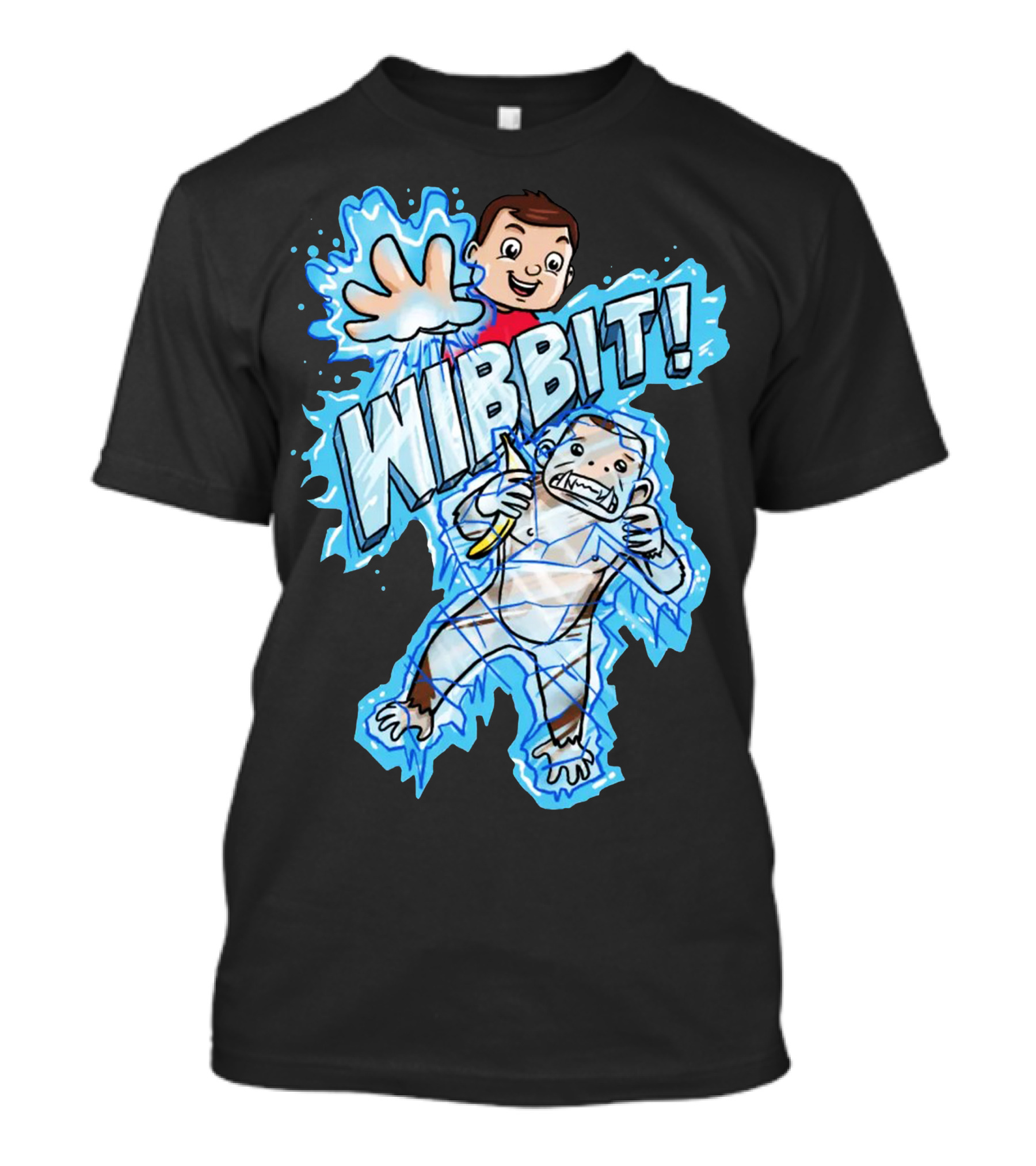Wibbit Frozen Comic Style Character Freeze Frame T-Shirt