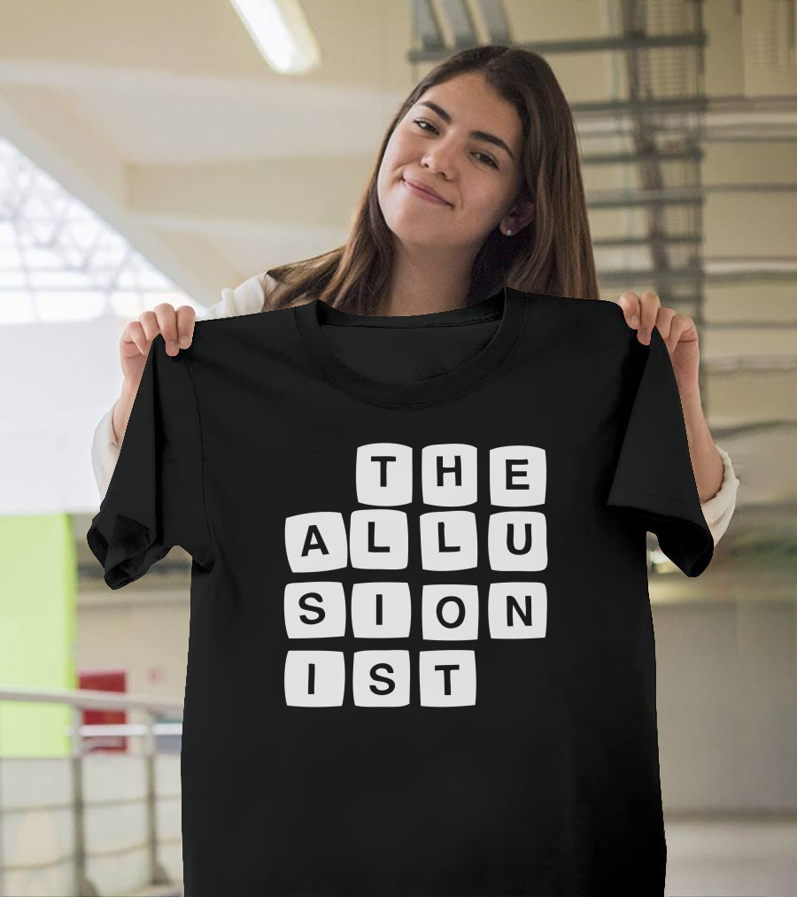The Allusionist Id Blocks Typography Puzzle Squares T-Shirt