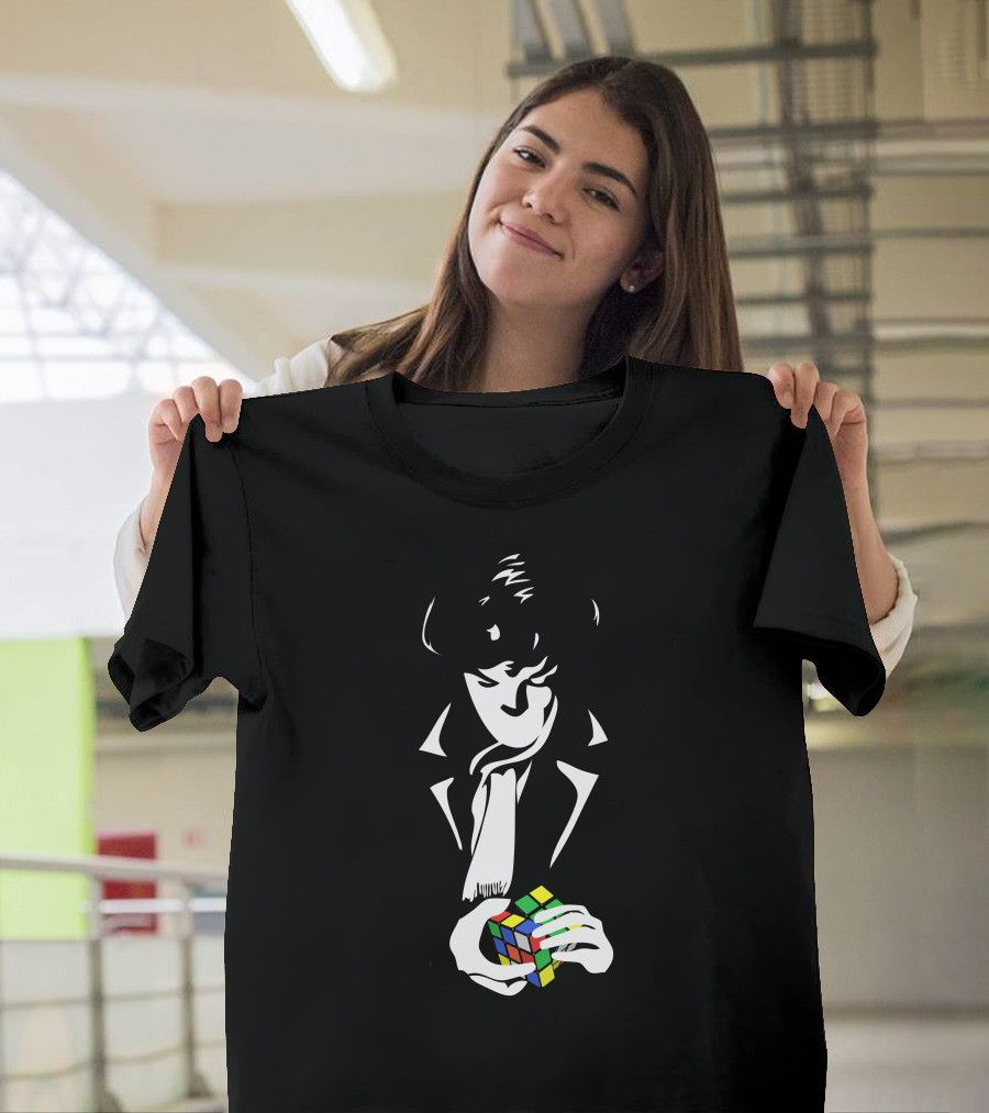 Nothing Left Unsolved Solver with Rubik's Cube Mystery T-Shirt
