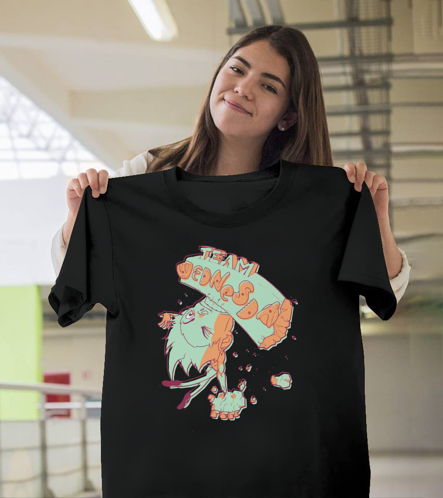 Team Wednesday Power Punch Anime T-Shirt