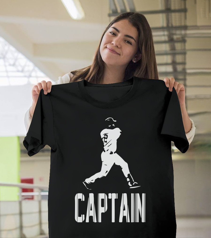 Captain Baseball Pinstripes 5 T-Shirt