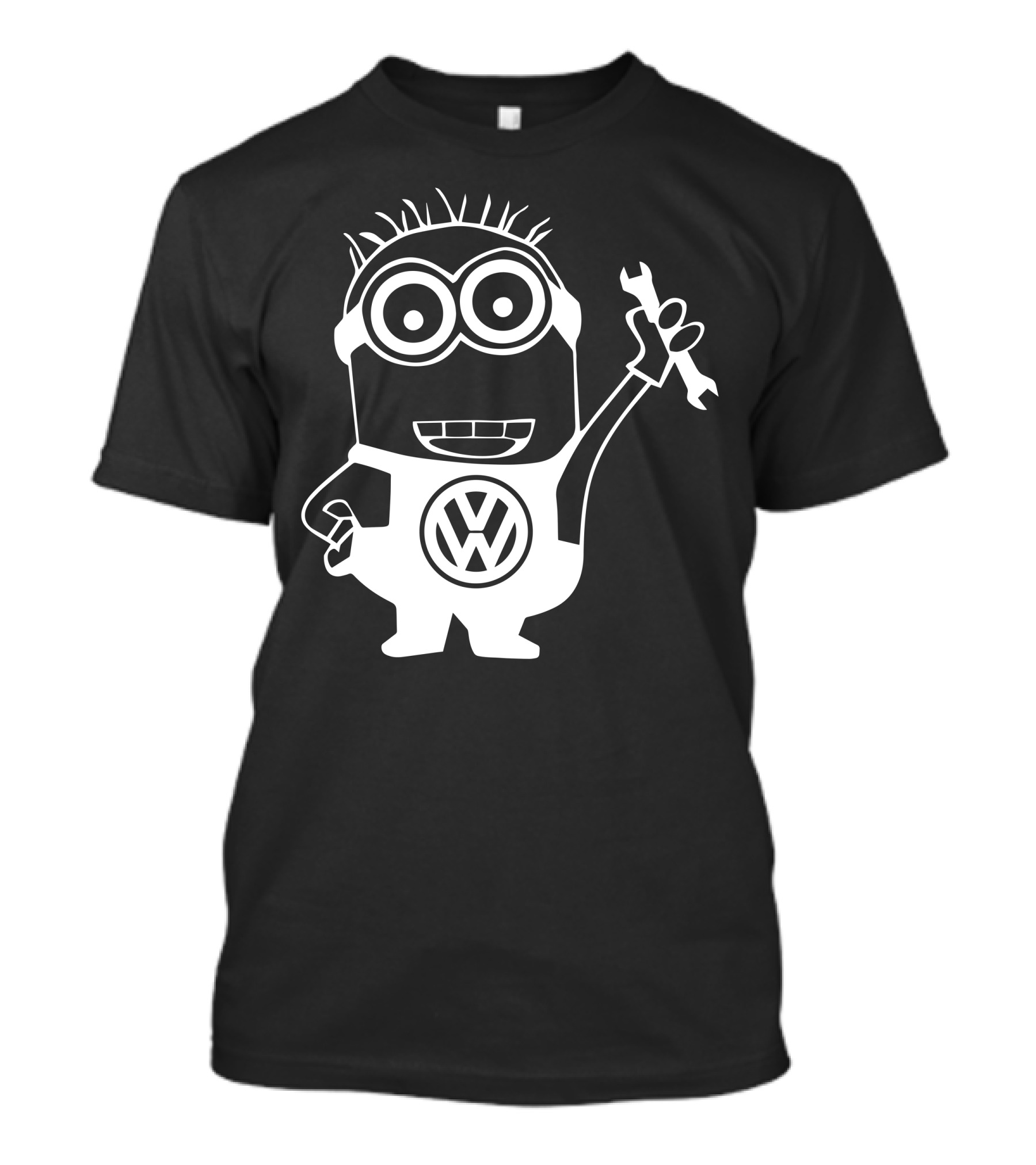 Volkswagen Logo Minion Holding Wrench T-Shirt