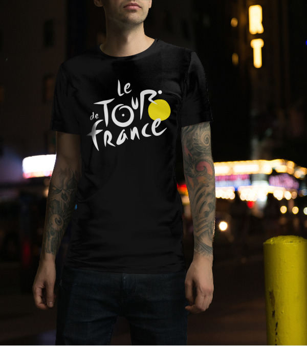 Le Tour De France Iconic Yellow Circle T-Shirt
