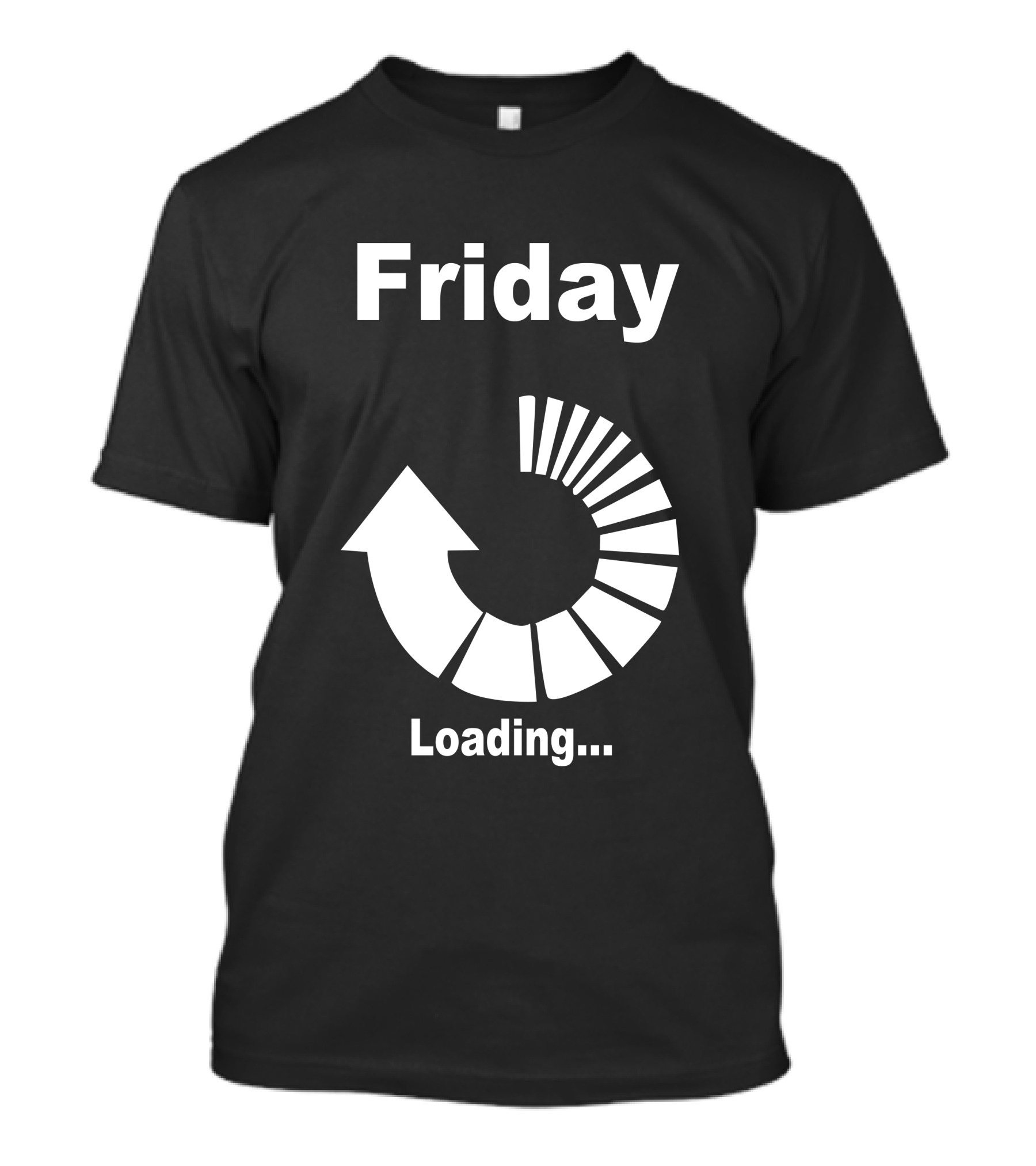 Friday Loading Progress Bar T-Shirt