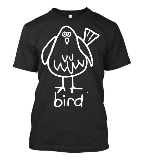 Funny Bird Sketch Art Bird T-Shirt