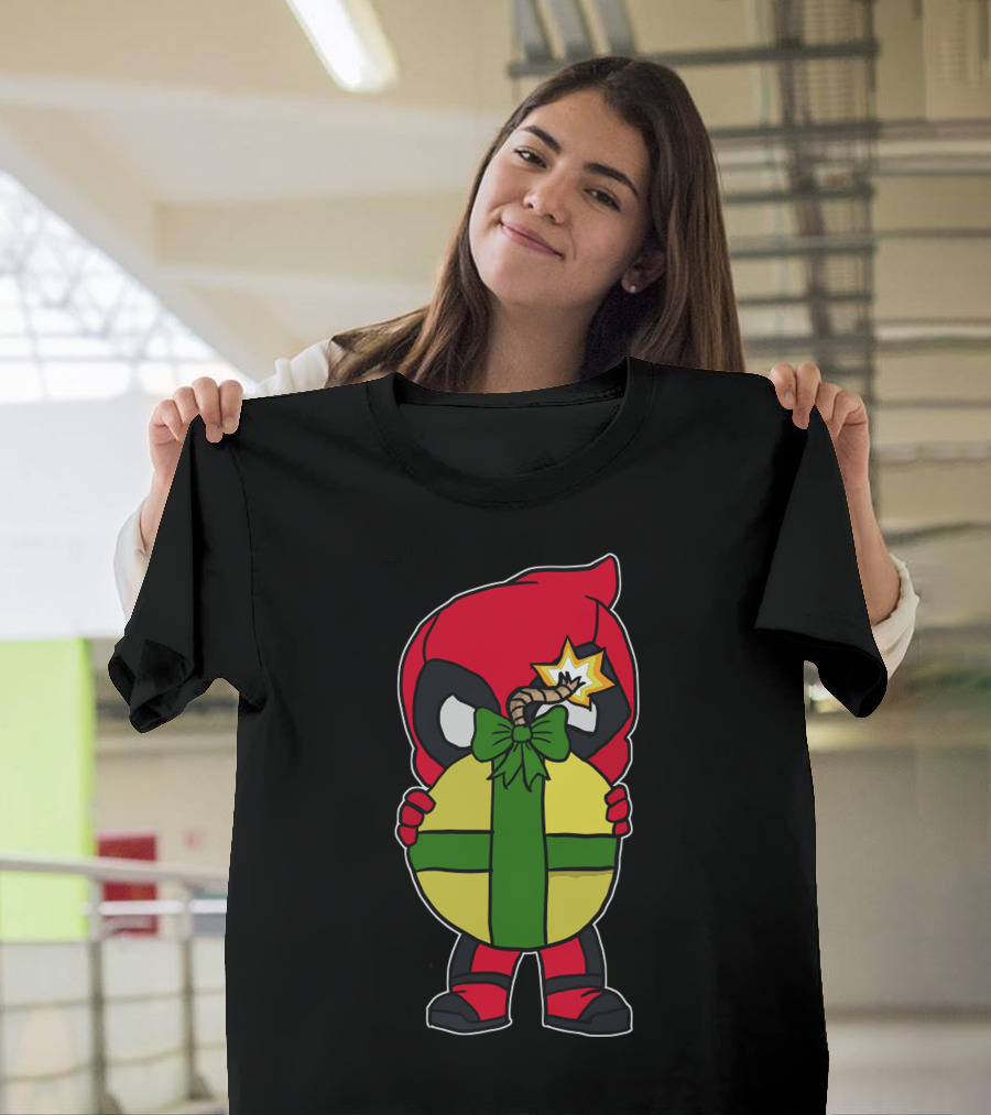 Deadpool Holding Bomb Gift T-Shirt