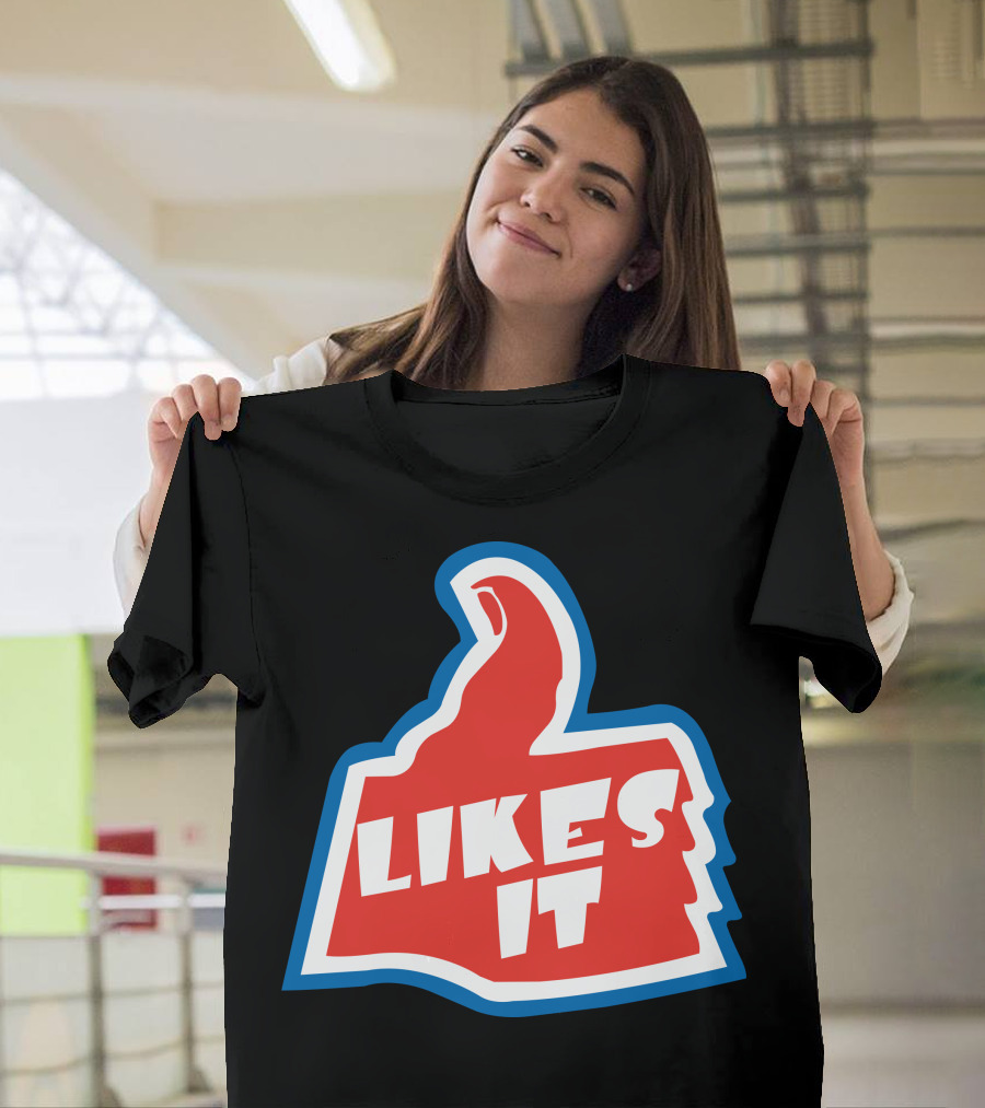Thumbs Up 'Likes It' Bold Pop Culture Reference T-Shirt