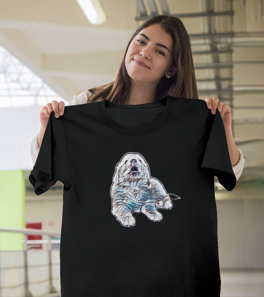 A Cute Little Puppy Laying Down in a Relaxed Pose T-Shirt