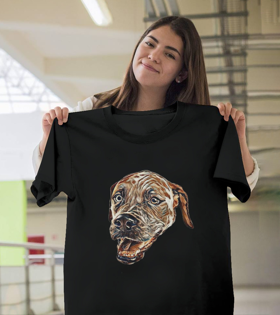 A Closeup Of A Cute Cattle Dog T-Shirt