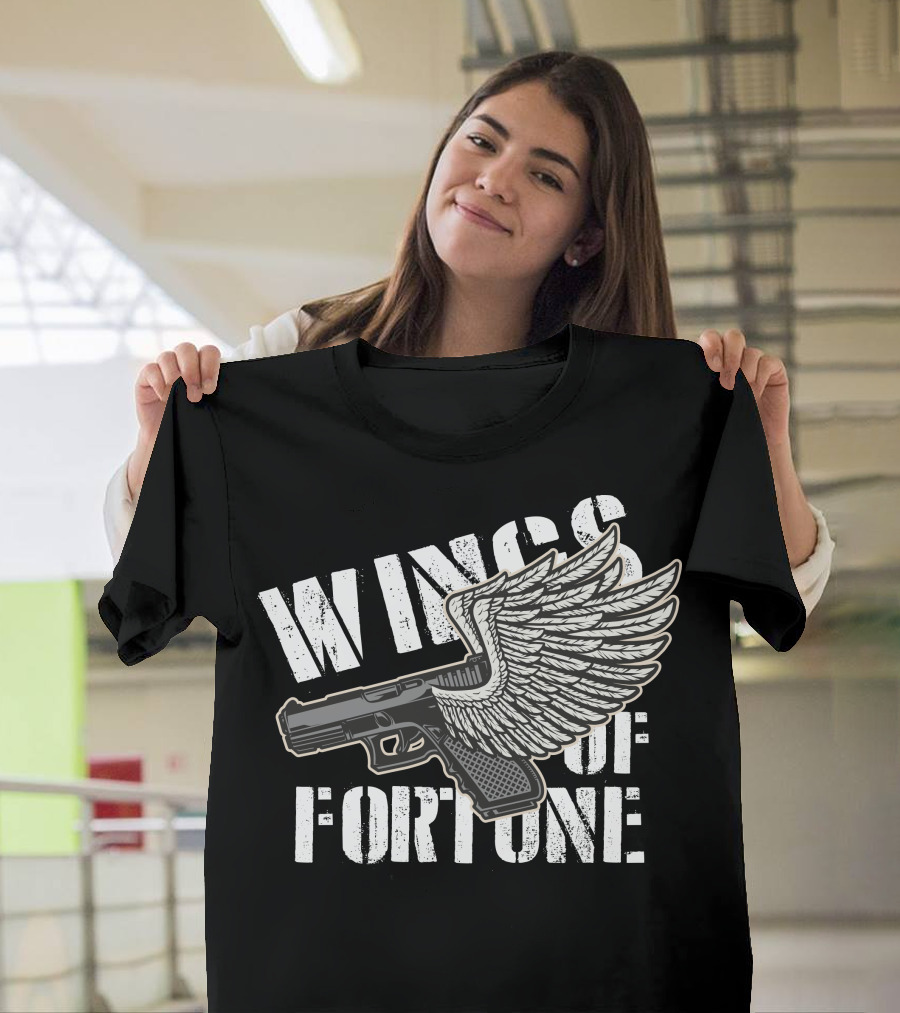 Wings Of Fortune Gun with Wing T-Shirt