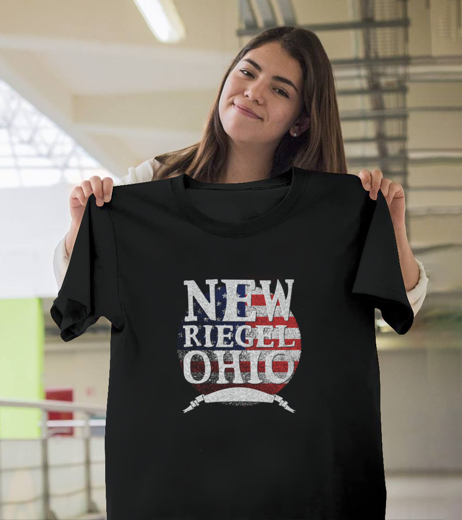 New Riegel Ohio US Flag T-Shirt