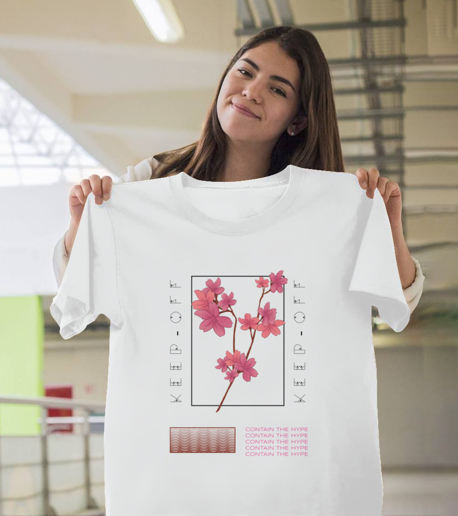 KEEP-OFF Sakura Branch Contain the Hype T-Shirt