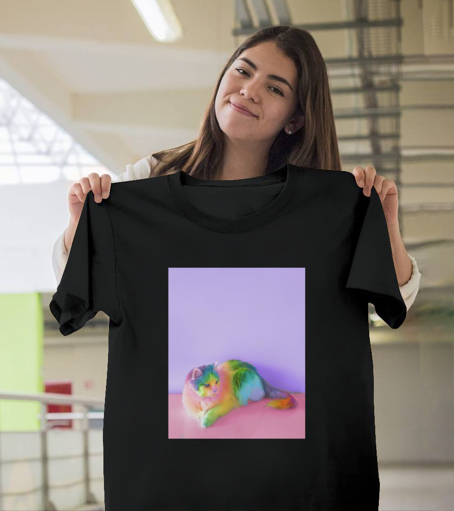 Scorpions Bando Colorful Rainbow Cat T-Shirt