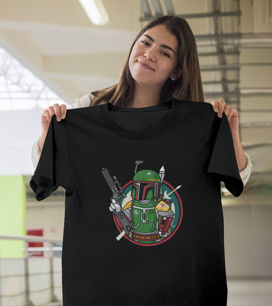 Boba Fett The Bad Boy Star Wars Mandalorian Hunter T-Shirt