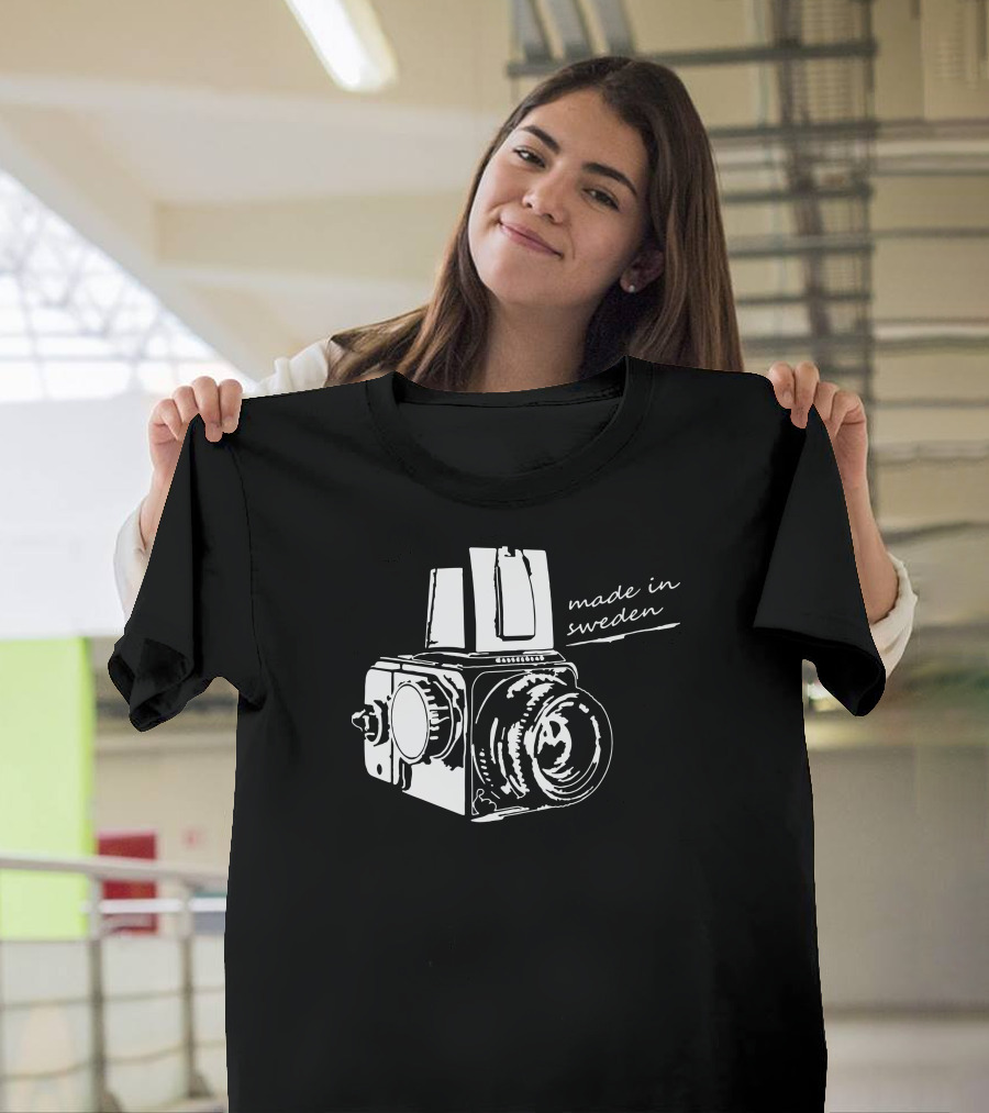 Made in Sweden Vintage Camera T-Shirt