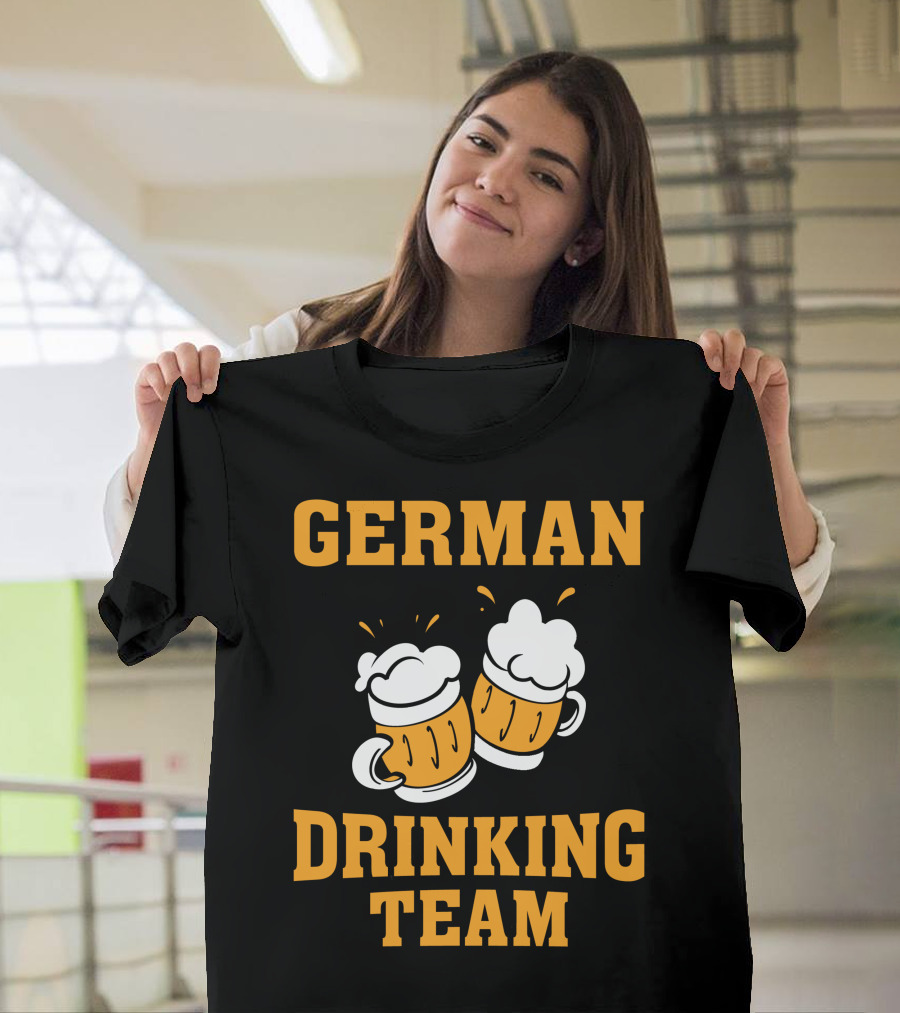 German Drinking Team Beer Mugs Cheers T-Shirt