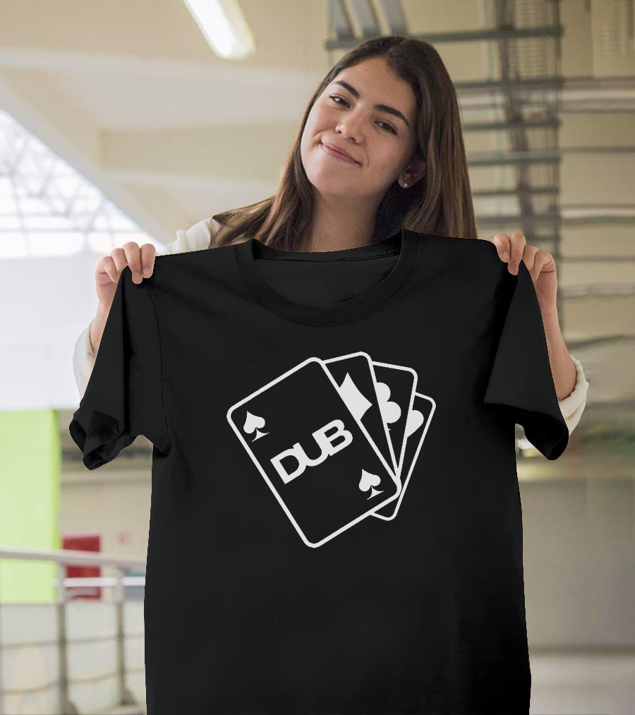 Dub Poker Cards Trio Spades Elements T-Shirt