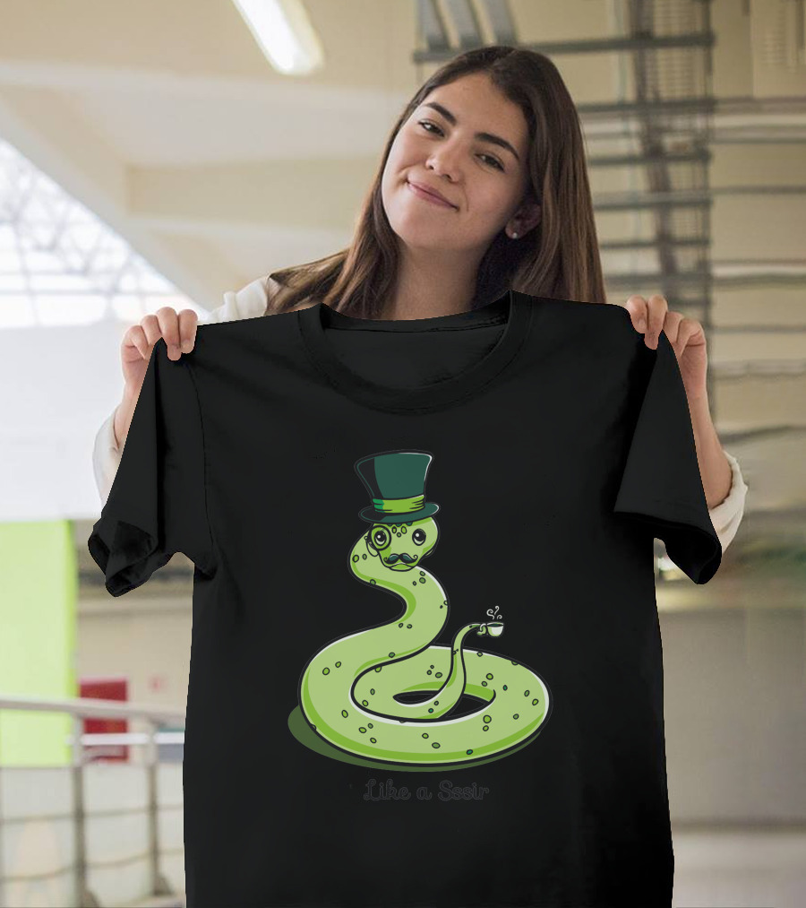 Like a Sssir Sophisticated Snake T-Shirt